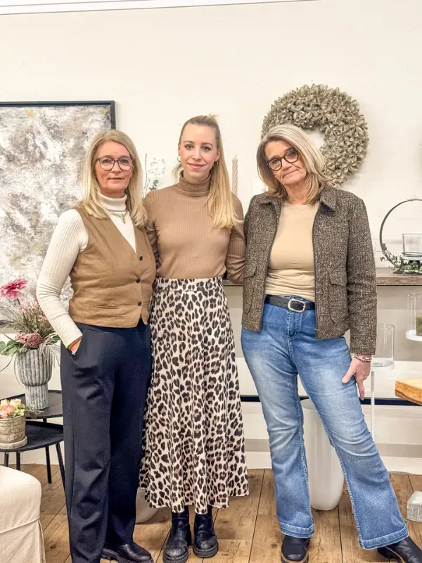 Das Team der Boutique Mooie Tijd in Landesbergen